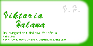 viktoria halama business card